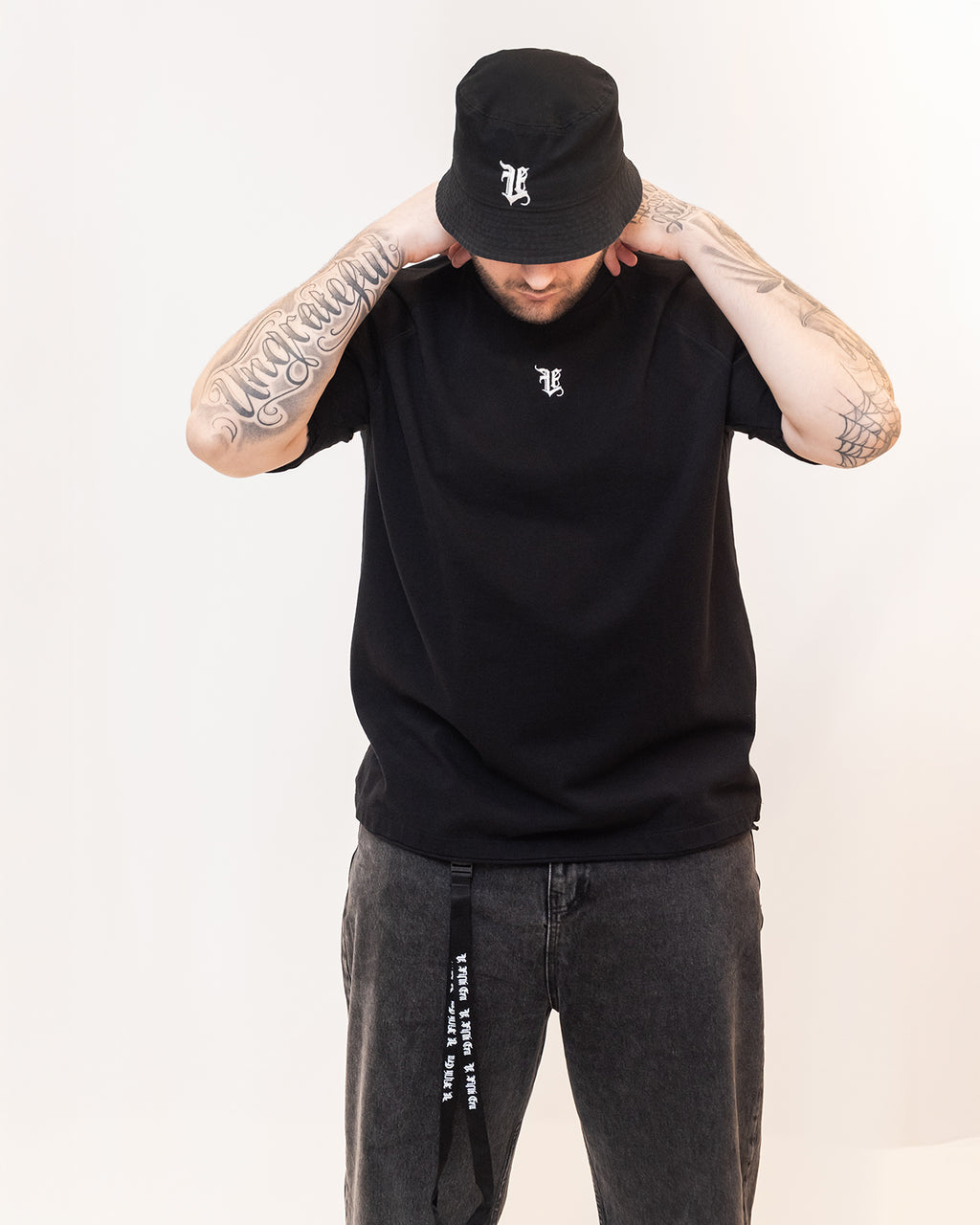 Mock Tee Black