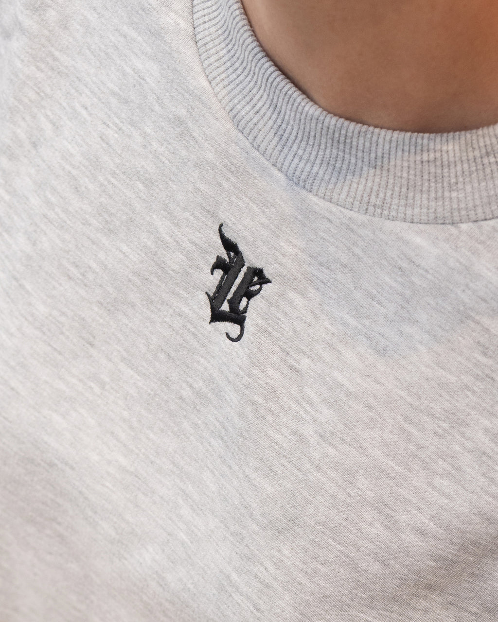 Crop Swetshirt Grey