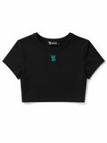 On Repeat Embroidered Crop Top