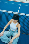 Era crop top white