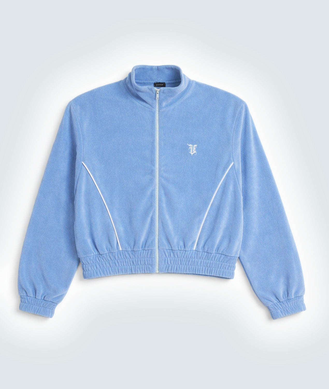 Ice Blue Velvet Set for Women