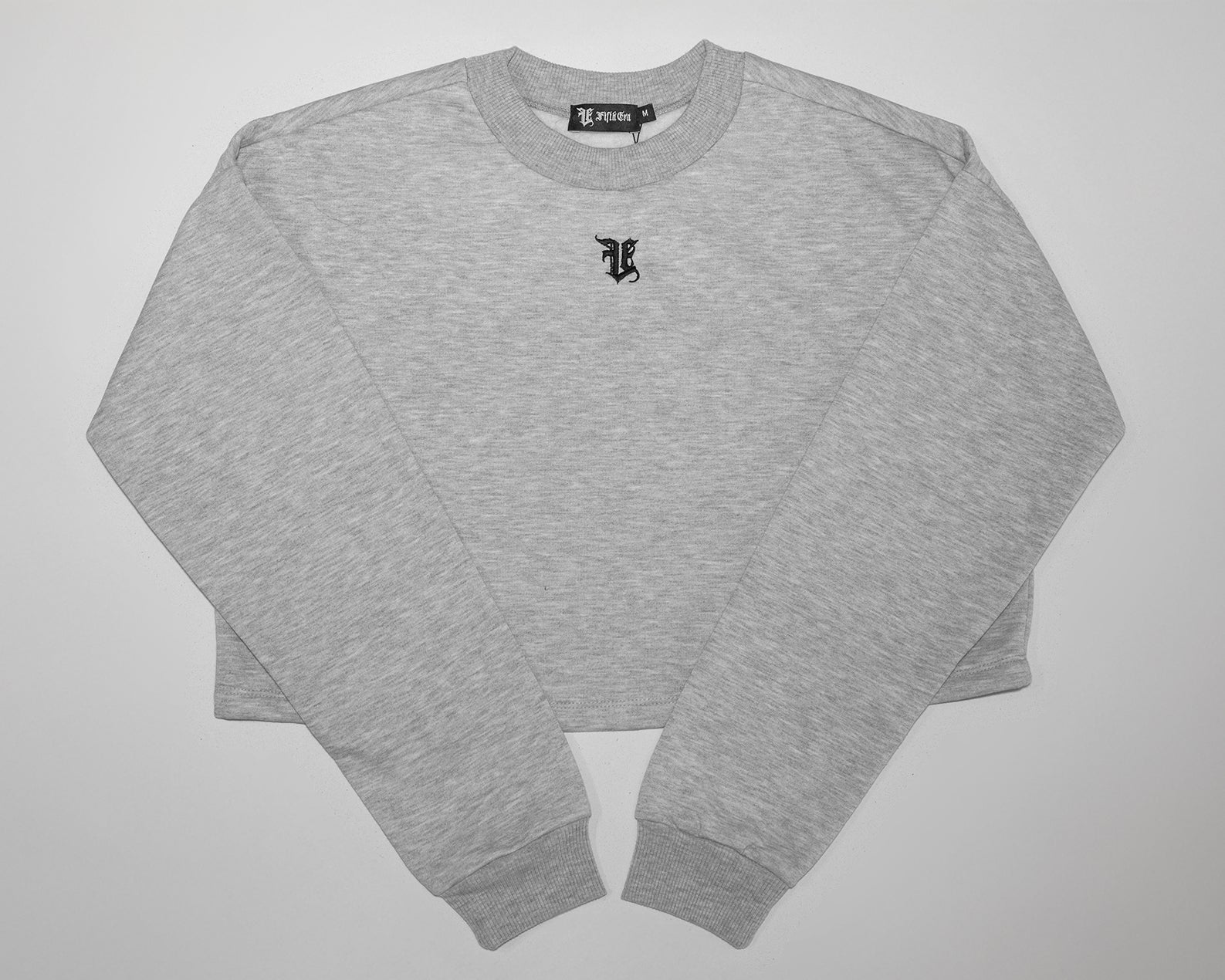 Crop Swetshirt Grey
