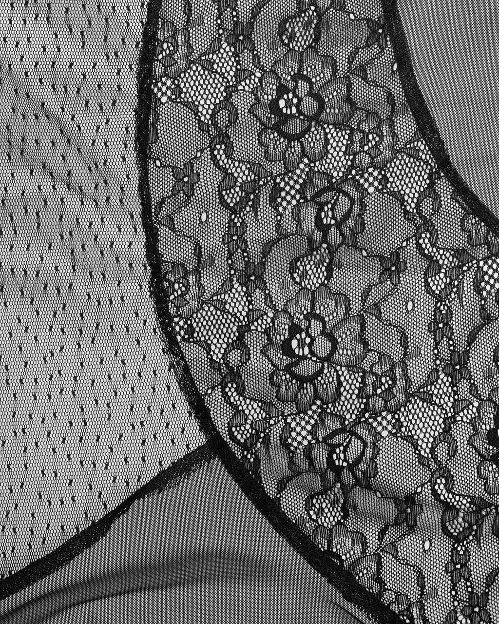 See through lace skirt