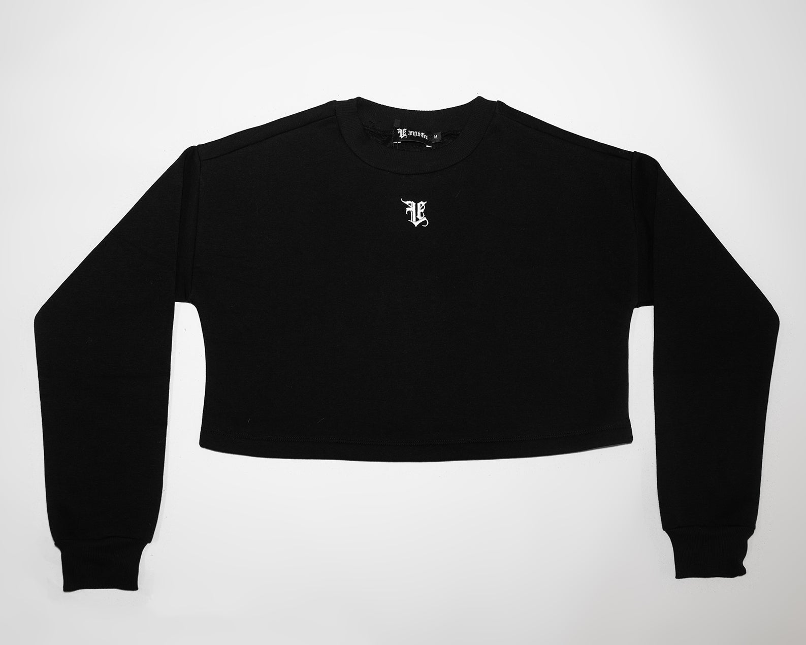 Crop Swetshirt Black